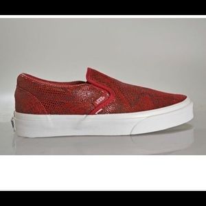 Faux Snakeskin Vans